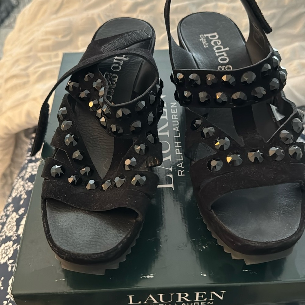 Pedro Garcia black sandals 39